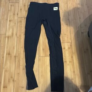 Tracksmith Black Performance Leggings